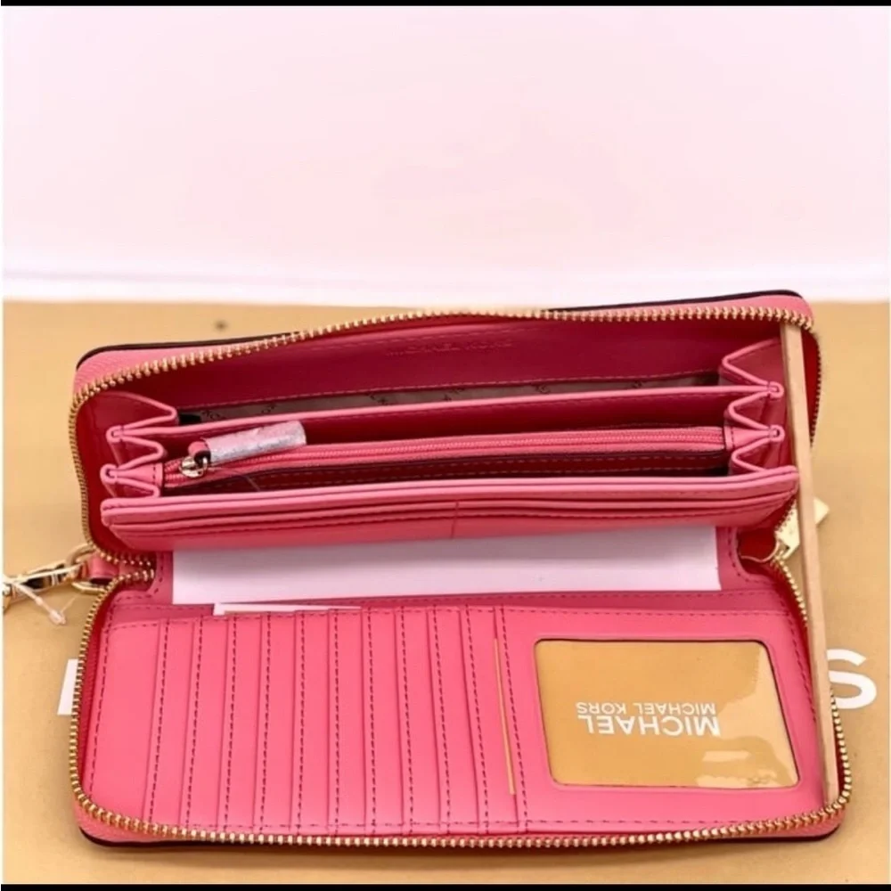 Michael Kors Large Continental Wallet Tea Rose